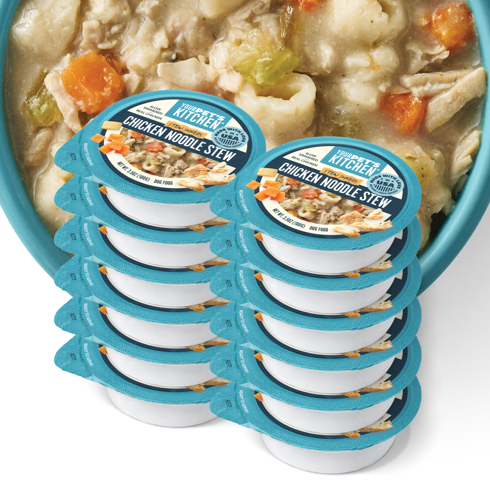 Your Pet’s Kitchen – 3.5oz Chicken Noodle Stew Shreds