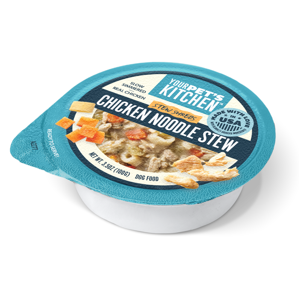 Your Pet’s Kitchen – 3.5oz Chicken Noodle Stew Shreds