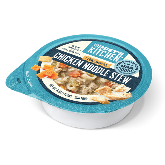 Your Pet’s Kitchen – 3.5oz Chicken Noodle Stew Shreds