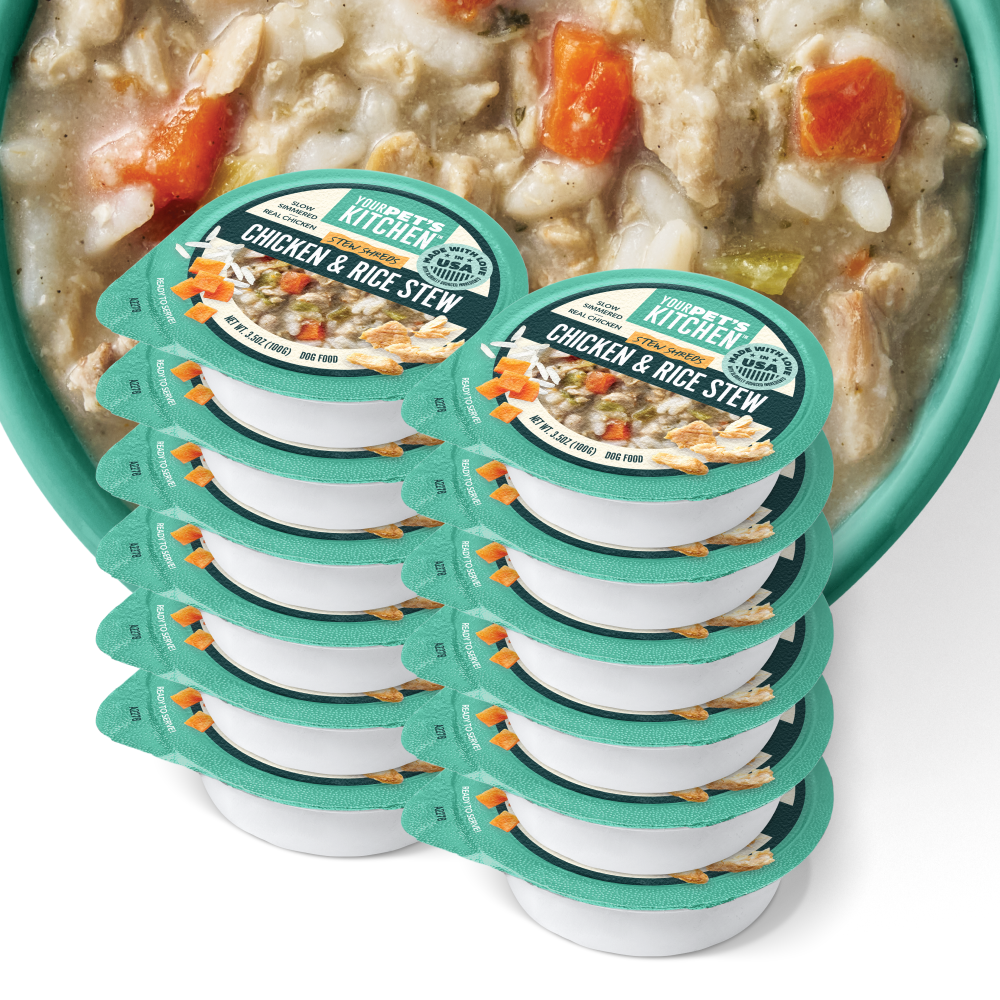 Your Pet’s Kitchen – 3.5oz Chicken & Rice Stew Shreds