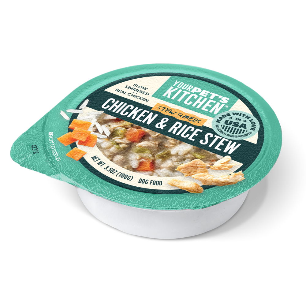 Your Pet’s Kitchen – 3.5oz Chicken & Rice Stew Shreds