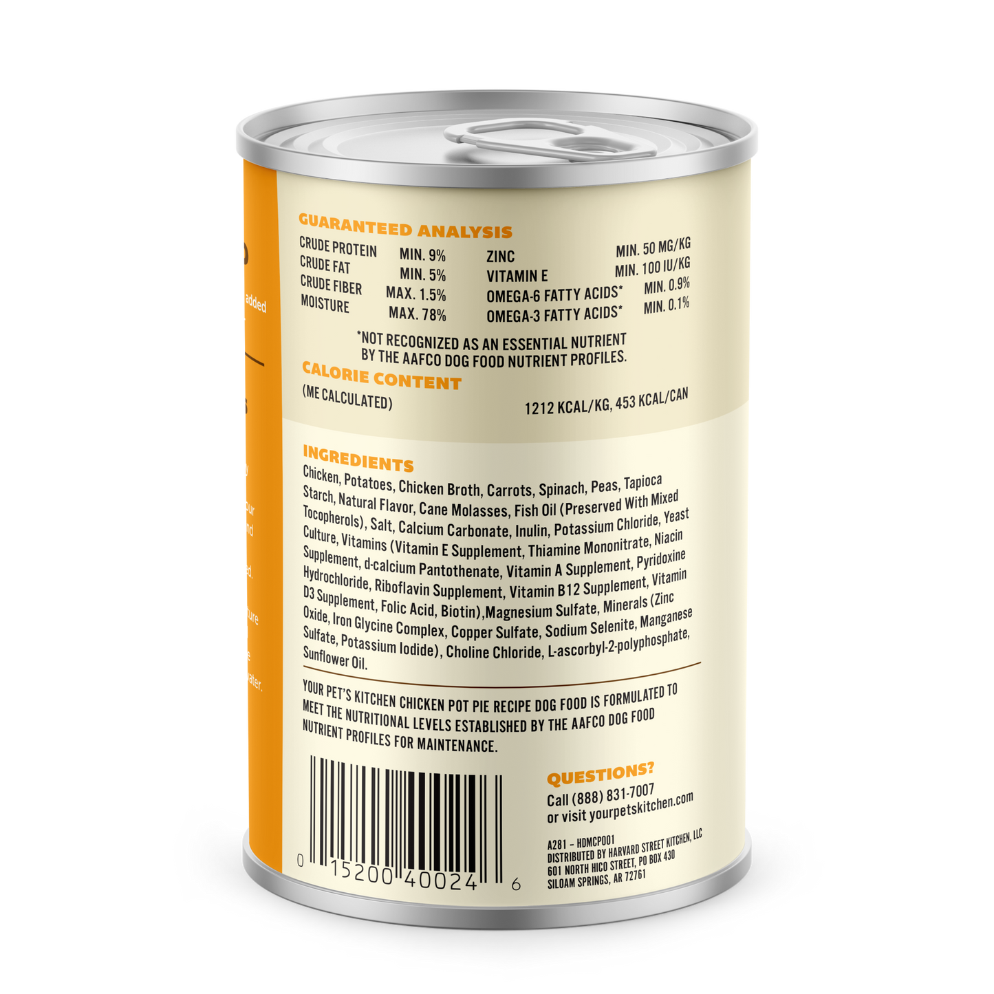 Your Pet’s Kitchen – 13.2oz Chicken Pot Pie