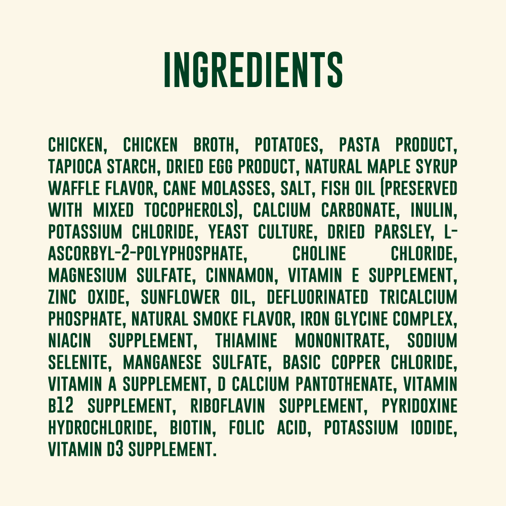 Your Pet’s Kitchen – 13.2oz Chicken & Waffle Flavored Recipe