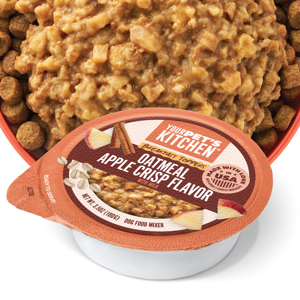 Your Pet’s Kitchen – 3.5oz Breakfast Oatmeal with Apple Crisp Flavor in Sauce