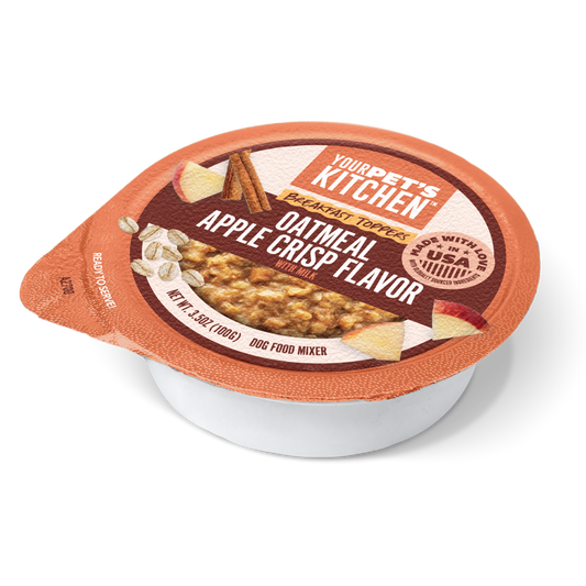 Your Pet’s Kitchen – 3.5oz Breakfast Oatmeal with Apple Crisp Flavor in Sauce
