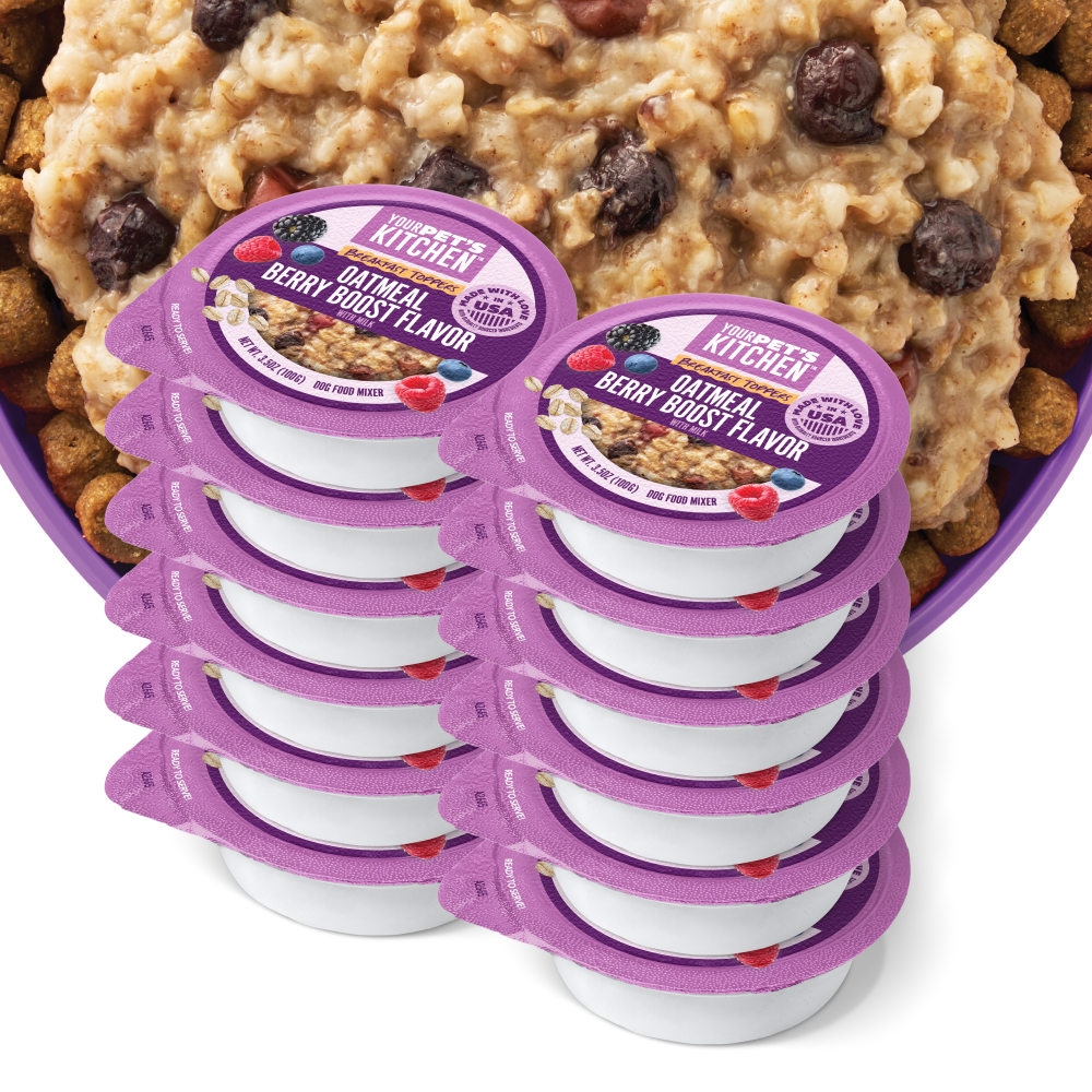 Your Pet’s Kitchen – 3.5oz Breakfast Oatmeal with Berry Boost Flavor in Sauce