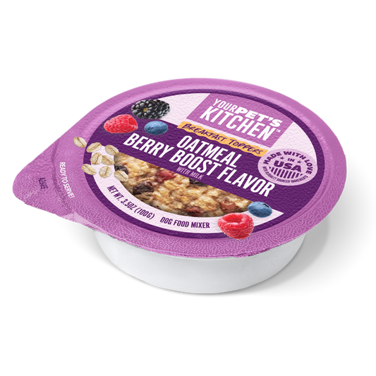 Your Pet’s Kitchen – 3.5oz Breakfast Oatmeal with Berry Boost Flavor in Sauce