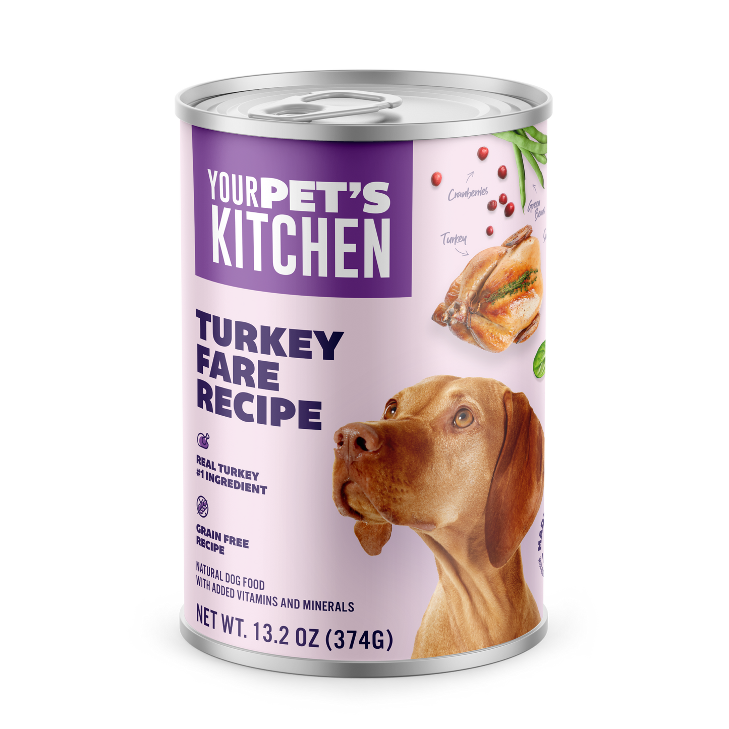 Your Pet’s Kitchen – 13.2oz Turkey Fare