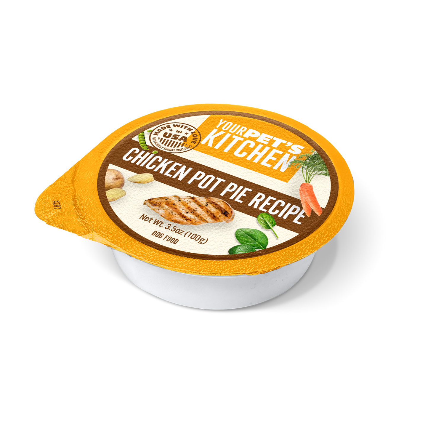 Your Pet’s Kitchen – 3.5oz Chicken Pot Pie