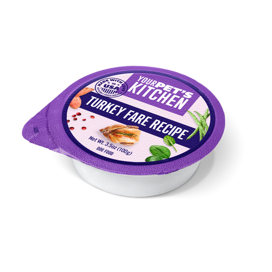 Your Pet’s Kitchen – 3.5oz Turkey Fare